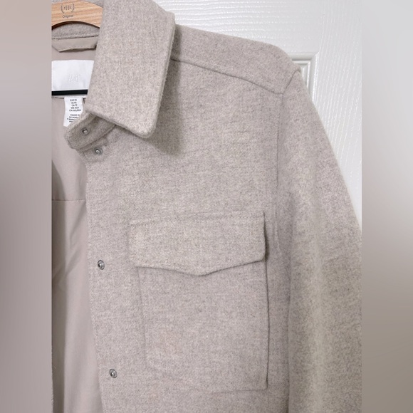 H&M Beige Shacket Size XSmall - Picture 8 of 11